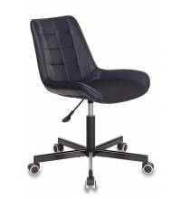 Кресло Бюрократ CH-350M/BLACK без подлокотников черный искусст.кожа/ткань крестовина металл