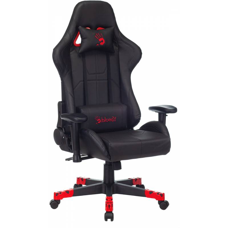 Кресло игровое A4Tech Bloody GC-550 черный эко.кожа крестов. главное фото